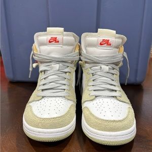 2022 women’s air jordan 1 high zoom comfort “olive aura”